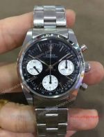 Swiss Rolex Daytona Paul Newman Replica Rolex 6263 Watch SS Black Chronograph Dial